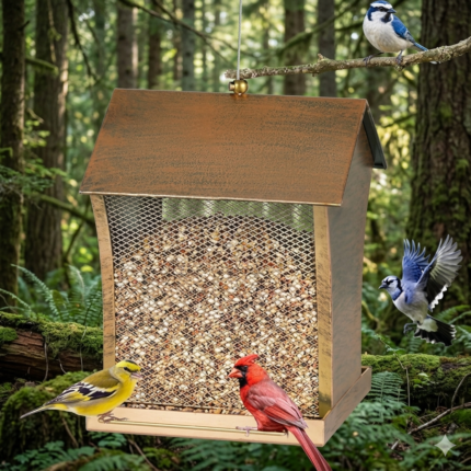 Heavy Duty Metal Wild Bird Feeder 5 LB