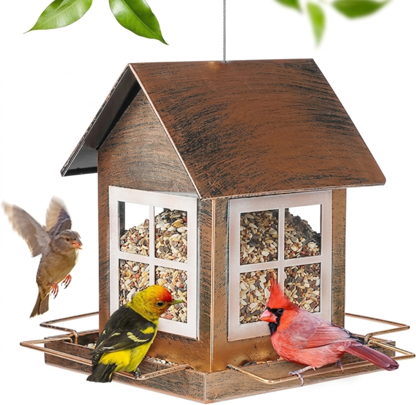 Country House Metal Bird Feeder 3 LB