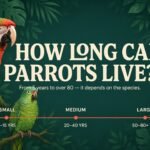 how long can parrots live