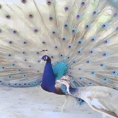 Purple Neck Peacock